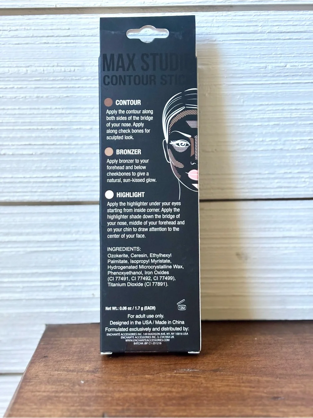 Max Studio Contour, Bronzer And Highlight Sticks Makeup‎ Set NEW In Box